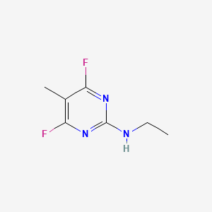 N-Ethyl-4,6-difluoro-5-methylpyrimidin-2-amine