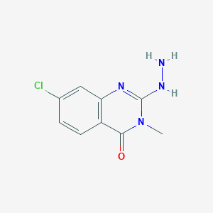 7-Chloro-2-hydrazinyl-3-methylquinazolin-4(3H)-one