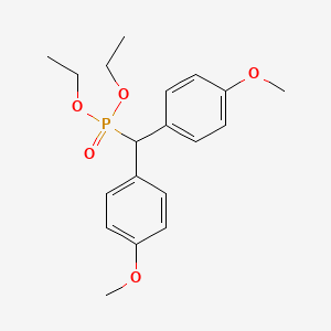 Phosphonic acid, [bis(4-methoxyphenyl)methyl]-, diethyl ester