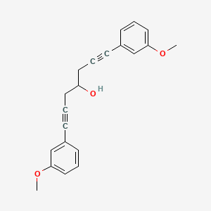 1,7-Bis(3-methoxyphenyl)hepta-1,6-diyn-4-OL