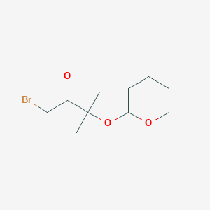 2-Butanone, 1-bromo-3-methyl-3-[(tetrahydro-2H-pyran-2-yl)oxy]-