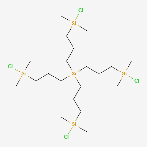 Silane, tetrakis[3-(chlorodimethylsilyl)propyl]-