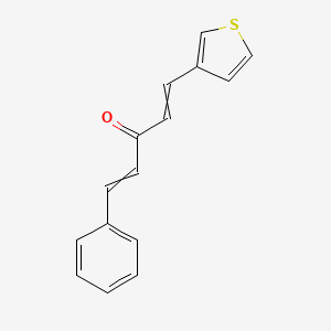 1-Phenyl-5-(thiophen-3-yl)penta-1,4-dien-3-one