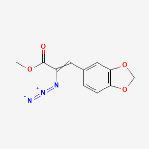 Methyl 2-azido-3-benzo[1,3]dioxol-5-ylacrylate