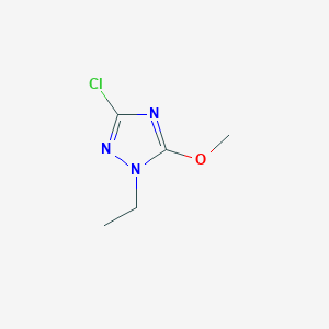 B1426652 3-chloro-1-ethyl-5-methoxy-1H-1,2,4-triazole CAS No. 1330756-30-3