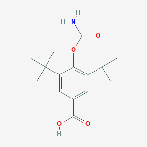 3,5-Di-tert-butyl-4-(carbamoyloxy)benzoic acid