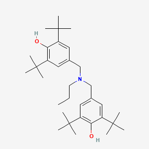 4,4'-[(Propylazanediyl)bis(methylene)]bis(2,6-di-tert-butylphenol)