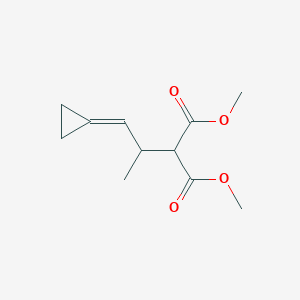 Propanedioic acid, (2-cyclopropylidene-1-methylethyl)-, dimethyl ester