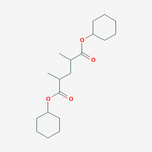 Dicyclohexyl 2,4-dimethylpentanedioate