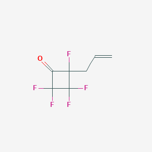 2,2,3,3,4-Pentafluoro-4-(prop-2-en-1-yl)cyclobutan-1-one