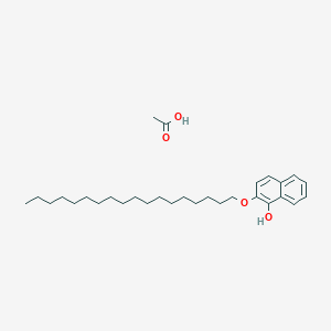 Acetic acid;2-octadecoxynaphthalen-1-ol