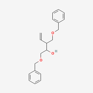 1-(Benzyloxy)-3-[(benzyloxy)methyl]pent-4-EN-2-OL