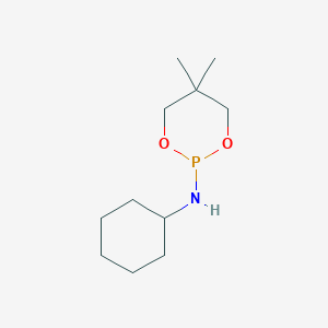 1,3,2-Dioxaphosphorinan-2-amine, N-cyclohexyl-5,5-dimethyl-