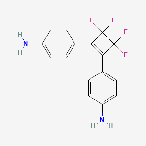 4,4'-(3,3,4,4-Tetrafluorocyclobut-1-ene-1,2-diyl)dianiline