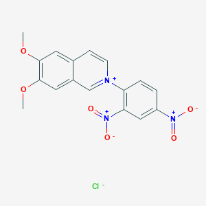 Isoquinolinium, 2-(2,4-dinitrophenyl)-6,7-dimethoxy-, chloride