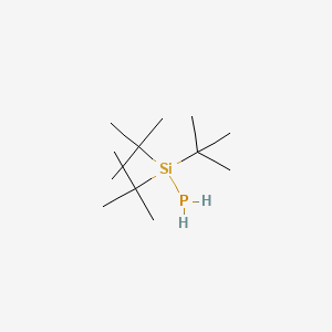 molecular formula C12H29PSi B14266641 (Tri-tert-butylsilyl)phosphane CAS No. 130296-15-0