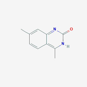molecular formula C10H10N2O B1426668 4,7-Dimethylquinazolin-2-ol CAS No. 37527-65-4