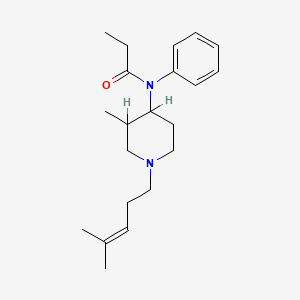 N-(3-Methyl-1-(4-methyl-3-pentenyl)-4-piperidinyl)-N-phenylpropanamide