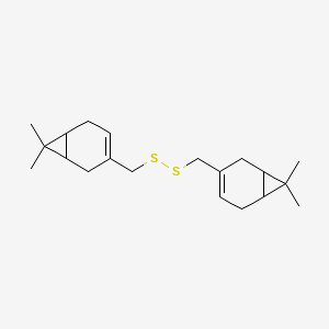 3,3'-[Disulfanediylbis(methylene)]bis(7,7-dimethylbicyclo[4.1.0]hept-3-ene)