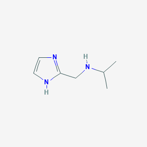 molecular formula C7H15Cl2N3 B1426676 N-(1H-imidazol-2-ylmethyl)propan-2-amine dihydrochloride CAS No. 543744-64-5