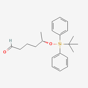 (5S)-5-{[tert-Butyl(diphenyl)silyl]oxy}hexanal