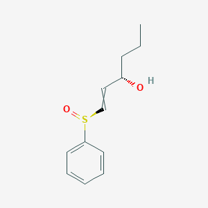 (3S)-1-[(S)-Benzenesulfinyl]hex-1-en-3-ol