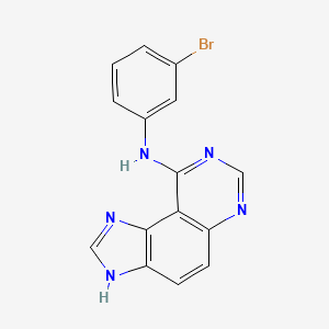 N-(3-bromophenyl)-3H-imidazo[4,5-f]quinazolin-9-amine