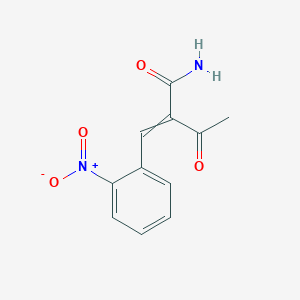 2-[(2-Nitrophenyl)methylidene]-3-oxobutanamide