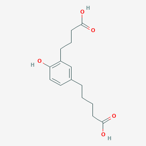 5-[3-(3-Carboxypropyl)-4-hydroxyphenyl]pentanoic acid