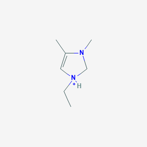 1-Ethyl-3,4-dimethyl-2,3-dihydro-1H-imidazol-1-ium