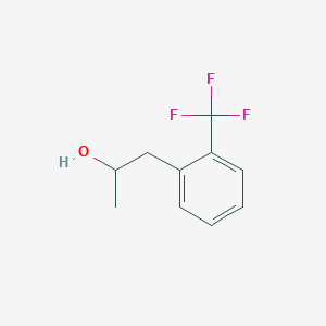 molecular formula C10H11F3O B1426688 1-[2-(Trifluoromethyl)phenyl]propan-2-ol CAS No. 1175301-41-3