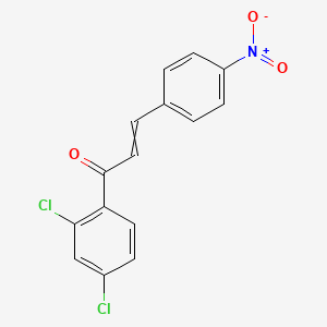 2-Propen-1-one, 1-(2,4-dichlorophenyl)-3-(4-nitrophenyl)-