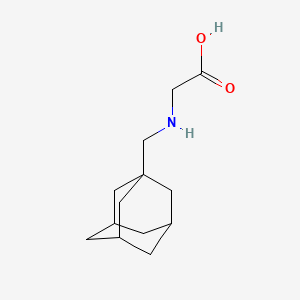 molecular formula C13H21NO2 B14266898 2-(1-Adamantylmethylamino)acetic acid 