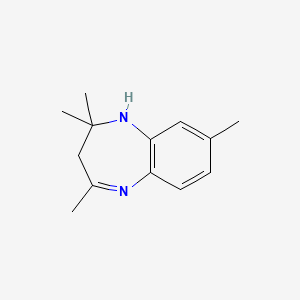 1H-1,5-Benzodiazepine, 2,3-dihydro-2,2,4,8-tetramethyl-