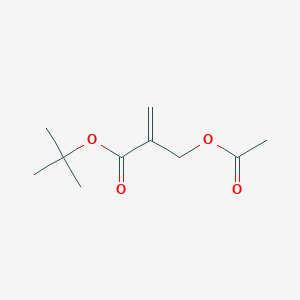 tert-Butyl 2-[(acetyloxy)methyl]prop-2-enoate