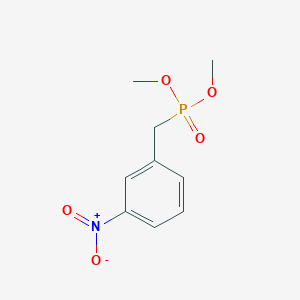 molecular formula C9H12NO5P B14266917 Dimethyl [(3-nitrophenyl)methyl]phosphonate CAS No. 152528-25-1