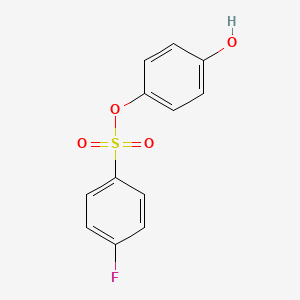 4-Hydroxyphenyl 4-fluorobenzene-1-sulfonate