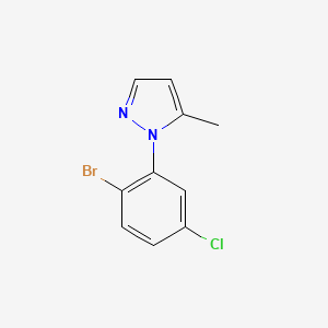 1-(2-bromo-5-chlorophenyl)-5-methyl-1H-pyrazole