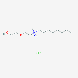 N-[2-(2-Hydroxyethoxy)ethyl]-N,N-dimethyloctan-1-aminium chloride