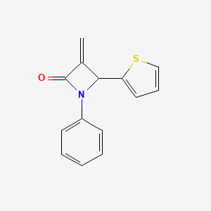 3-Methylidene-1-phenyl-4-(thiophen-2-yl)azetidin-2-one