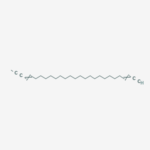 molecular formula C27H44 B14266957 Heptacosa-3,23-diene-1,25-diyne CAS No. 184694-53-9