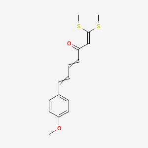 7-(4-Methoxyphenyl)-1,1-bis(methylsulfanyl)hepta-1,4,6-trien-3-one