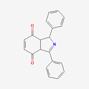 molecular formula C20H15NO2 B14266966 1,3-Diphenyl-3a,7a-dihydro-1H-isoindole-4,7-dione CAS No. 138212-06-3