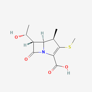 (4R,5S,6S)-6-[(1R)-1-hydroxyethyl]-4-methyl-3-methylsulfanyl-7-oxo-1-azabicyclo[3.2.0]hept-2-ene-2-carboxylic acid