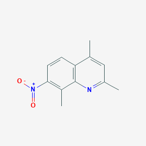 2,4,8-Trimethyl-7-nitroquinoline