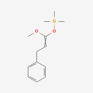 [(1-Methoxy-3-phenylprop-1-en-1-yl)oxy](trimethyl)silane