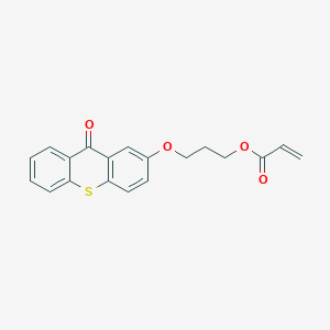 3-[(9-Oxo-9H-thioxanthen-2-YL)oxy]propyl prop-2-enoate