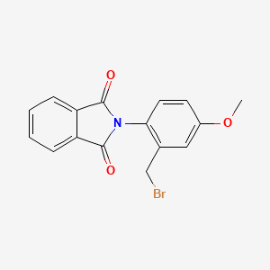 1H-Isoindole-1,3(2H)-dione, 2-[2-(bromomethyl)-4-methoxyphenyl]-