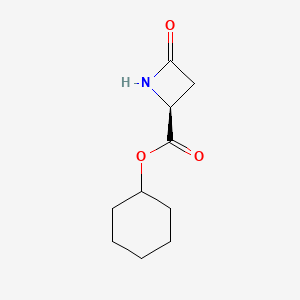 2-Azetidinecarboxylic acid, 4-oxo-, cyclohexyl ester, (S)-