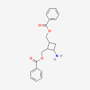 (3-Aminocyclobutane-1,2-diyl)bis(methylene) dibenzoate